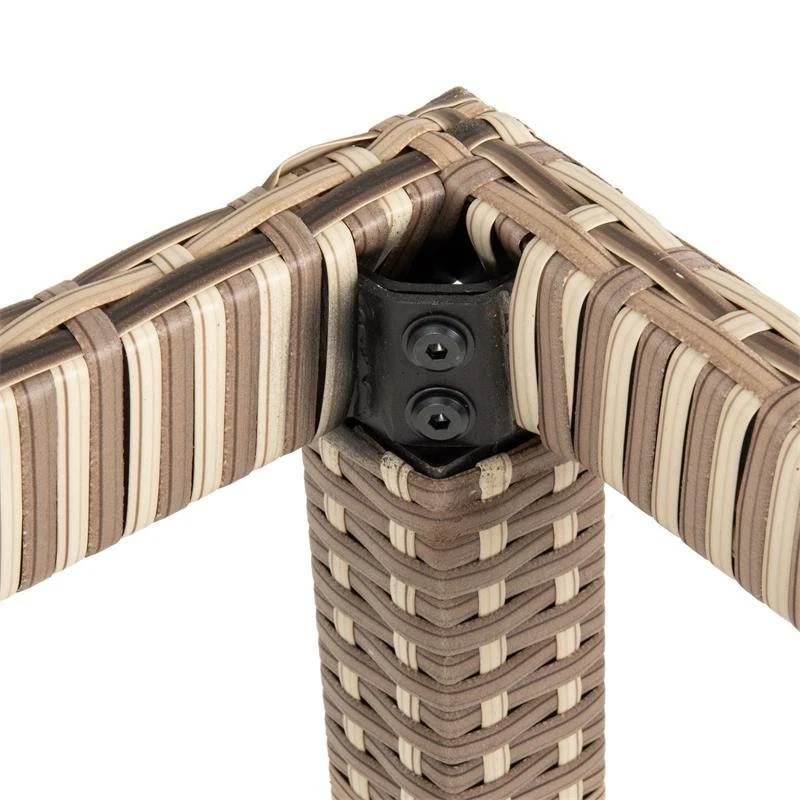 Polyrattan Gartenmöbel Set Sitzgruppe Rattan Gartenset Essgruppe für 4 Personen - Bild 4 von 4