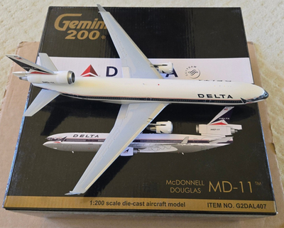 超激レア！McDonnell Douglas MD-11 1/200　デルタ 1:200 McDonnell Douglas MD-11 Delta Air Lines N807DE Gemini Jets