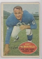 1960 Topps Andy Robustelli #81 HOF 0q3
