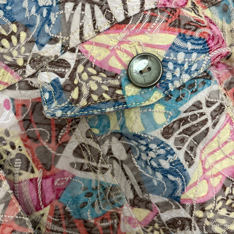 Chaqueta Analogía Para Mujer 1X Multi Tapiz Alas Mariposa Cuello Caprichoso Foto 4 de 4