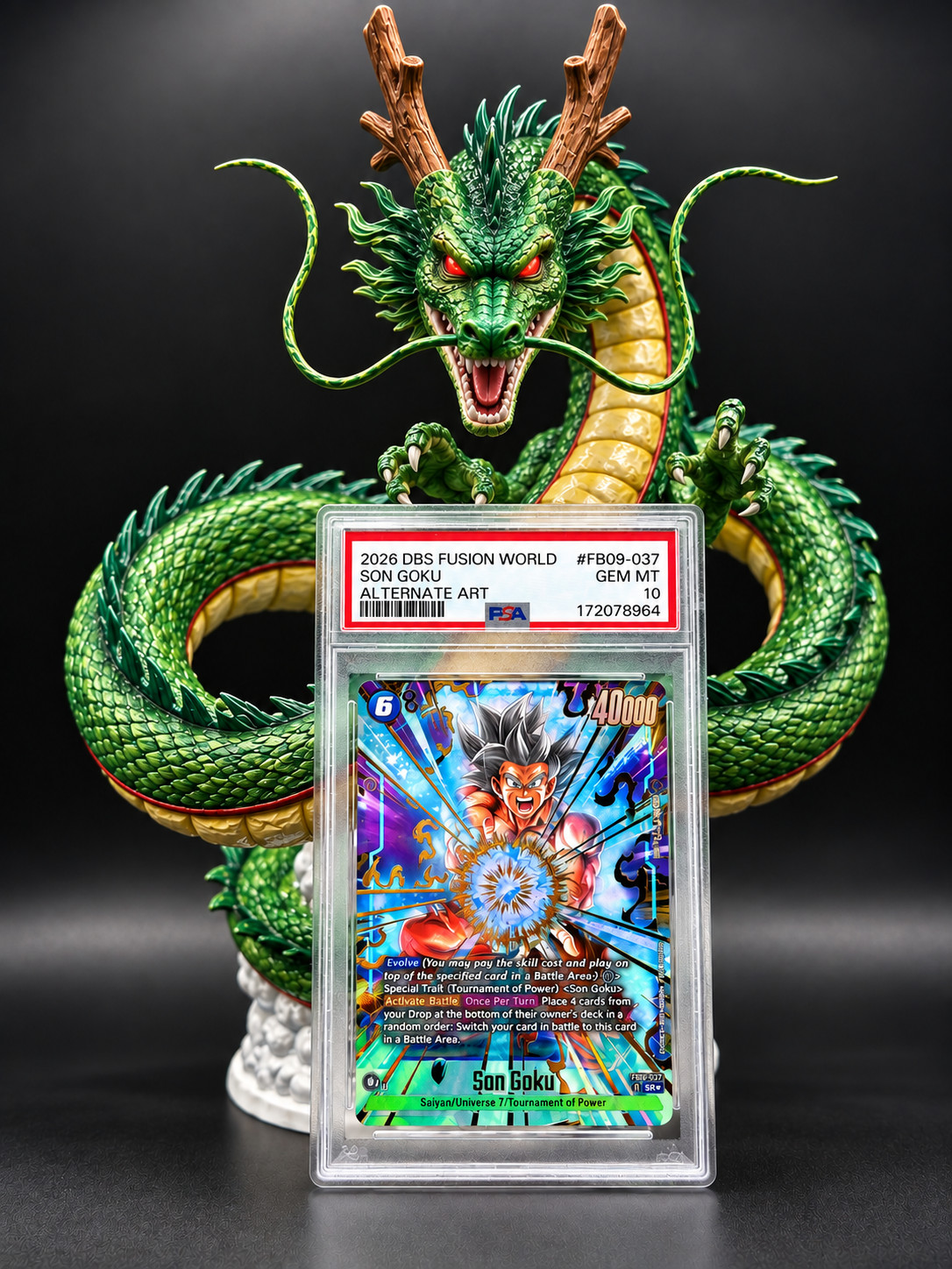 2026 Dragon Ball Fusion World: Son Goku FB09-037 PSA 10