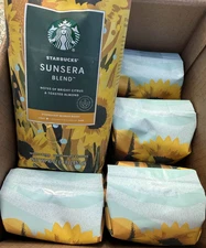Starbucks Sunsera Blend Blonde Whole Bean Coffee 1lb 16oz 6pk Light old stock