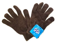 Thermalsoft Thermal Soft Chenille Gloves Winter Warm Driving Gloves 1-Size Brown