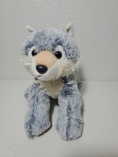 Aurora - Flopsie - Winter Wolf Plush 12" Stuffed Animal LUXE SOFT Realistic