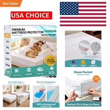 Ultimate Full Size Waterproof Mattress Pad with Deep Pocket Washable Cover