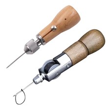 Leather Sewing Awl Sewing Accessories Practical Stitching Awl Wood Handle for