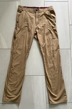 Wrangler Relaxed Fit Khaki Cargo Work Pants Men  s Size 34x34 Cotton Straight Leg
