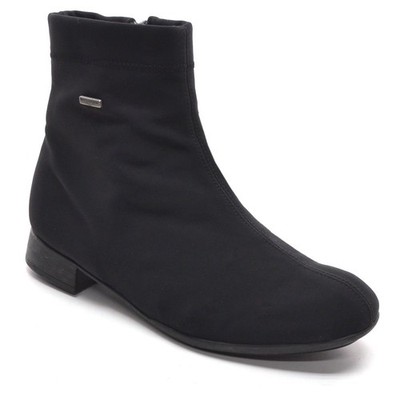 Waldlaufer Hinara Boots Womens size US 7 Black Waterproof Tex Zip Booties Shoes