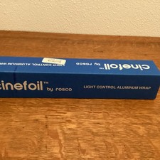 NEW Rosco Matte Black Cinefoil 12" x 50' Roll - Wrap for Film Video Lighting