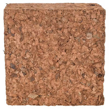 10 Lbs. Organic Coconut Coir Chip Block Soilless Grow Media Soil Amendment