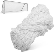 Soccer Net 12x6, Kids for Replacement Football 12 x 6 ft, White