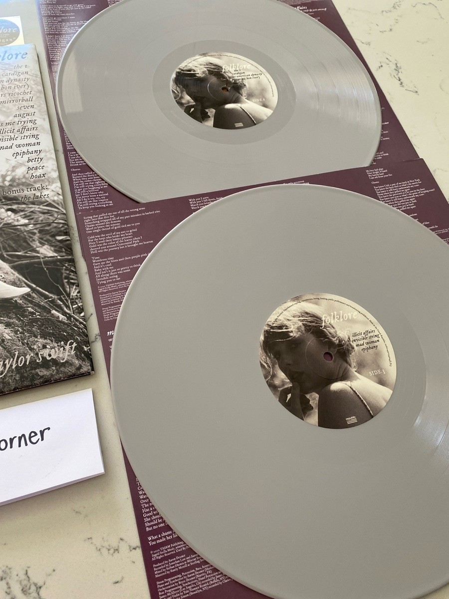 Taylor Swift - Folklore - Grey Vinyl LPx2 - Meet Me Behind Mall