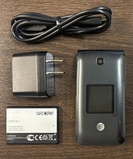 Alcatel Go Flip 4044W Tmobile 4G LTE Smart Flip Phone Black - 1 Year Warranty