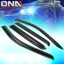 For 2019-2024 Ford Ranger Crew Cab Window Visors Sun Rain Deflector Vent Shade