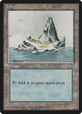MTG Magic the Gathering Island (369/383) Ice Age MP
