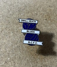 BIRMINGHAM CITY SMALL HEATH BLUES ENAMEL FOOTBALL BADGE