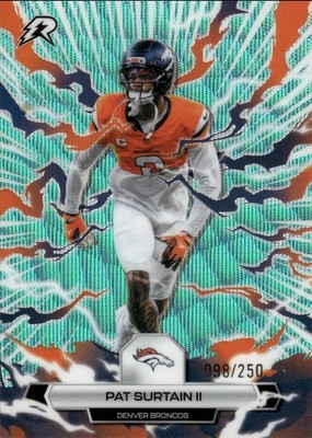 Pat Surtain II 2025 Topps Resurgence #30 Aqua Surge Refractor /250