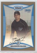 2008 Bowman Chrome Prospects Gold Refractor 23/50 Brandon MaGee #BCP220 0a2