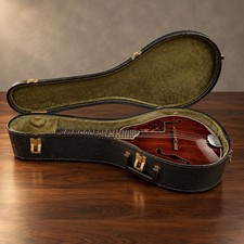 Vintage Kay MAND8 8 String A Style Mandolin F Holes Rosewood w Hard Case