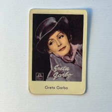 Vintage Greta Garbo 1957 Autografbilder Trading Card Dutch Gum