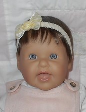 Monique Unisex INFANT Doll Wig SIZE 9/10 BIG LT CHESTNUT BROWN Partial Cap NWT