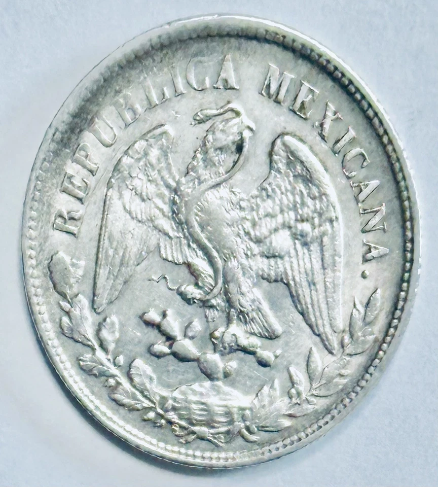 Moneda de 1 peso plata 0,720 1901 ZS FZ MEXICO 🇲🇽 MUY BUEN ESTADO KM#398 Foto 4 de 4