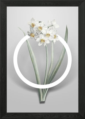 Gerahmtes Wandbild Narzisse Ostern Blume Poster Leinwanddruck Bild