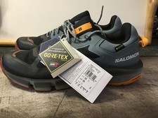 NEW Salomon Mens Predict Hike GTX Contagrip Goretex Black Orange Blue Mens 10