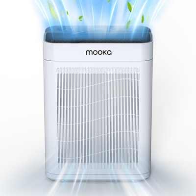 #ad MOOKA Air Purifiers for Home Large Room Up to 2200 Sq Ft Dual Intake Air Cleaner $91.79