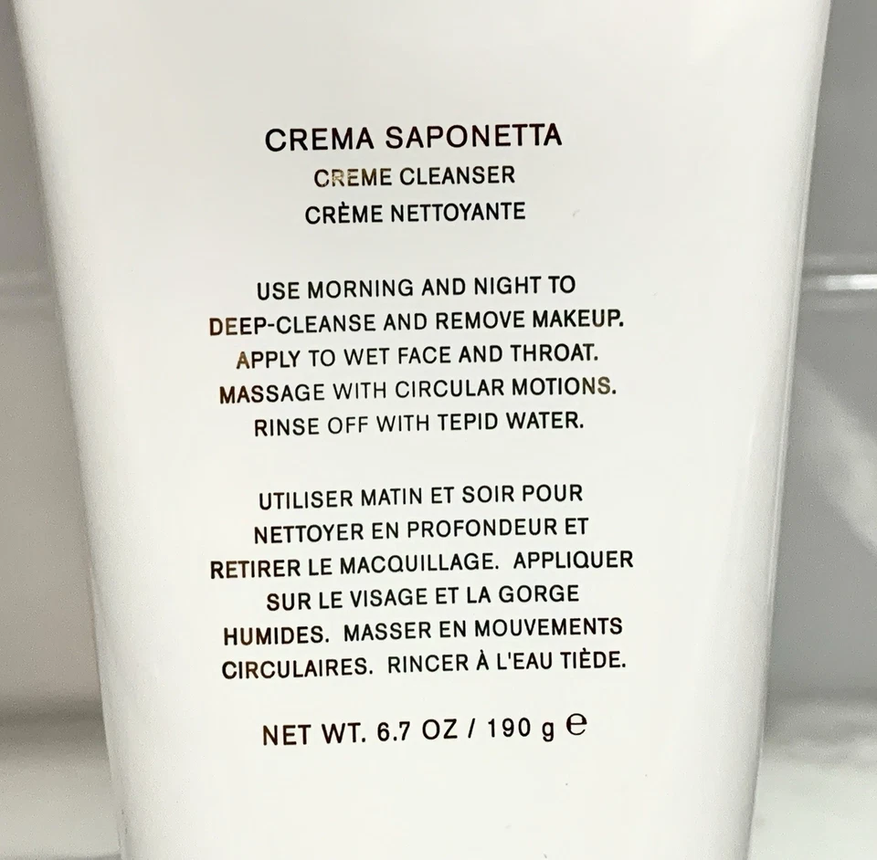 Limpiador en crema Borghese Crema Saponetta - 6,7 oz, 190 g, sellado nuevo sin caja Foto 3 de 4