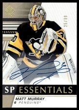 2020-21 SP Authentic Essentials Matt Murray Auto /99 #SPE-MM