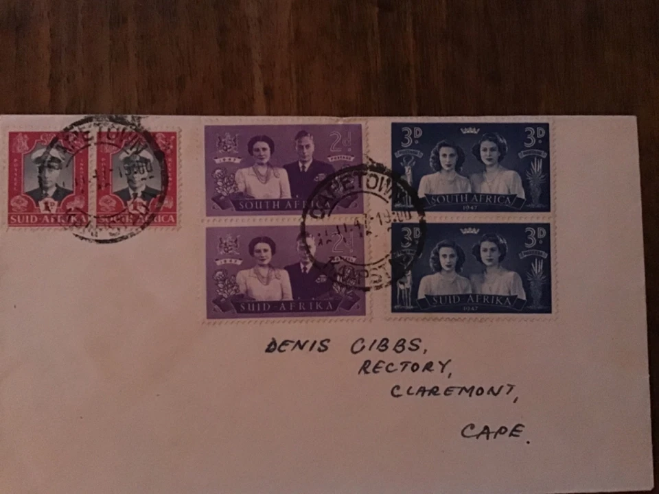 Sudáfrica 1947, colección Royal Visit Foto 3 de 4