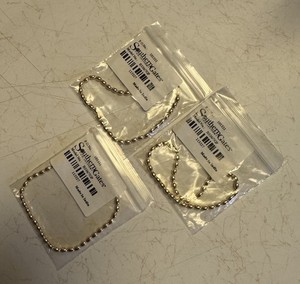 Authentic Southern Gates 3mm Gold Plated Sterling Silver Bracelets