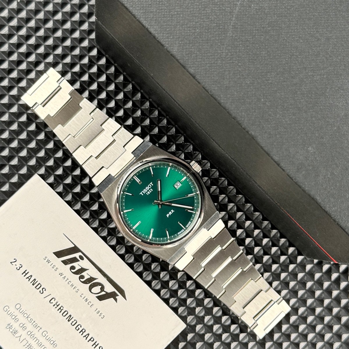 TISSOT PRX Swiss Quartz Green Dial Men's Watch 40mm T137.410.11