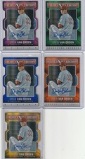 2014 Panini Elite Extra Edition Drew Van Orden auto RC lot with serial #'d