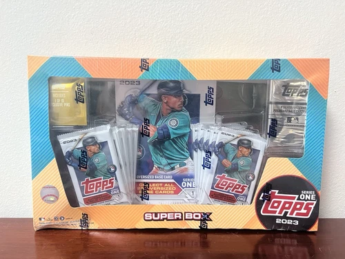 Topps 2023 Series 1 Baseball Super Box - 10 Packs