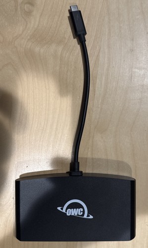 OWC Thunderbolt Mini Dock, Bus-Powered 5-Port Multi-Adapter tested/works