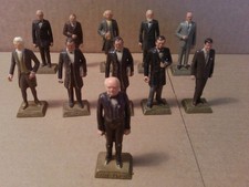 11 Marx USA Presidents Figures Kennedy-Lincoln-Eisenhower-Adams-Monroe 2 Polks