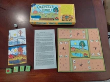 HARVEST TIME cooperative BOARD GAME Jim Deacove FAMILY PASTIMES