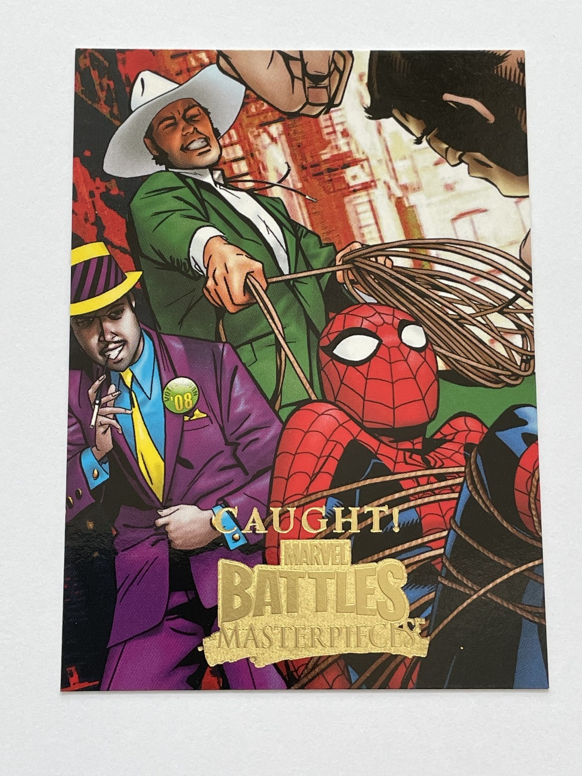 2008 Upper Deck Marvel Masterpieces 3 #49 - Caught!
