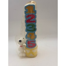 Vintage Hallmark Peanuts Snoopy Birthday Candle Numbers 1-5 Collectible Wax