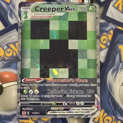 Creeper Minecraft Pokemon Card | eBay