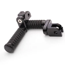 POLE Front 25mm Lowering Foot Pegs Black For Triumph STREET SCRAMBLER 17 18