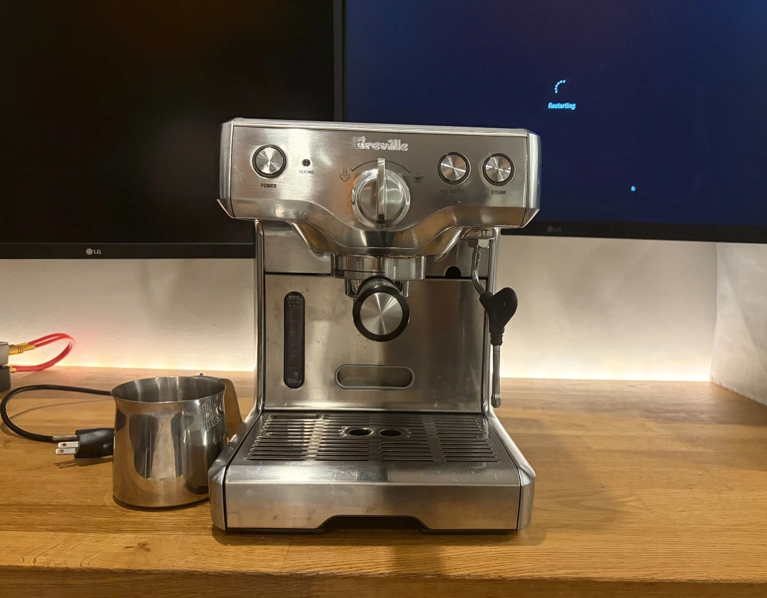 Breville 800ESXL Duo-Temp Espresso Machine Used GOOD CONDITION with accessories