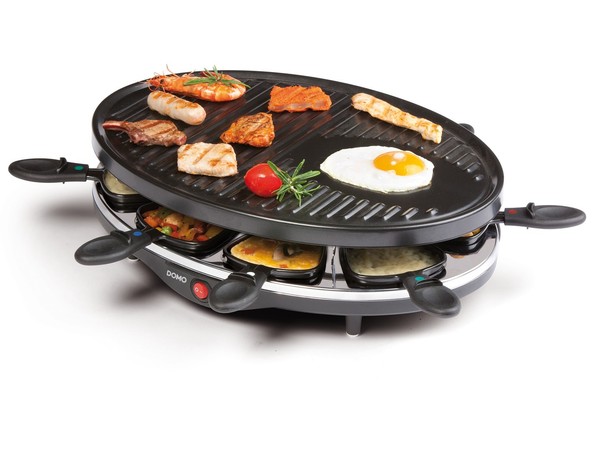 Raclette Partygrill, 8 Personen, 1200W, Tischgrill Raclette Grill GeräT-image