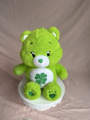 Care Bears Green Good Luck Four Leaf Clover Bear Plush 2014 Plush 13''