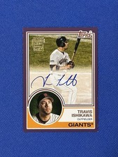 2022 Topps Travis Ishikawa #83FF-TI Fan Favorites Auto Purple /150 autograph HH