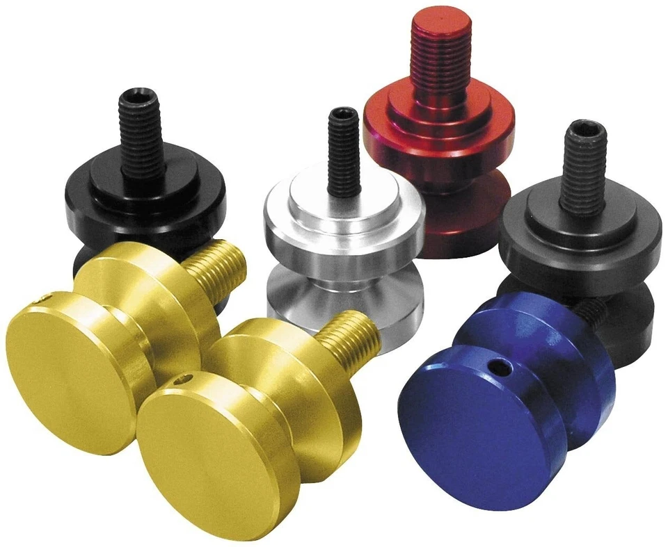 Ajustador de cable de aluminio Pro Bolt azul (2 piezas) M8 #LCA10B Foto 2 de 2