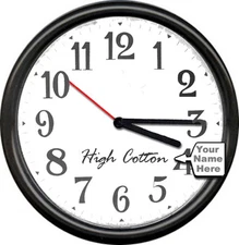 Old World Antique Look Personalized Your Business Nick Name Gift Sign Wall Clock