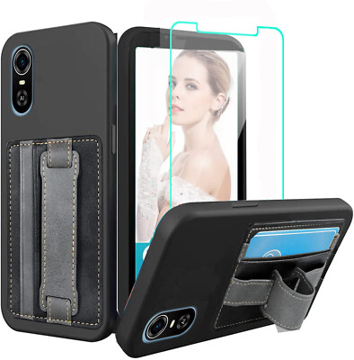 ZTE Blade A31 Plus Insert card Hidden telescopic support Shock protection jacket